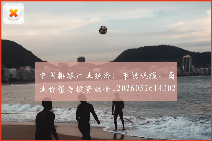 中国排球产业经济:市场规模、商业价值与投资机会_20260526143026